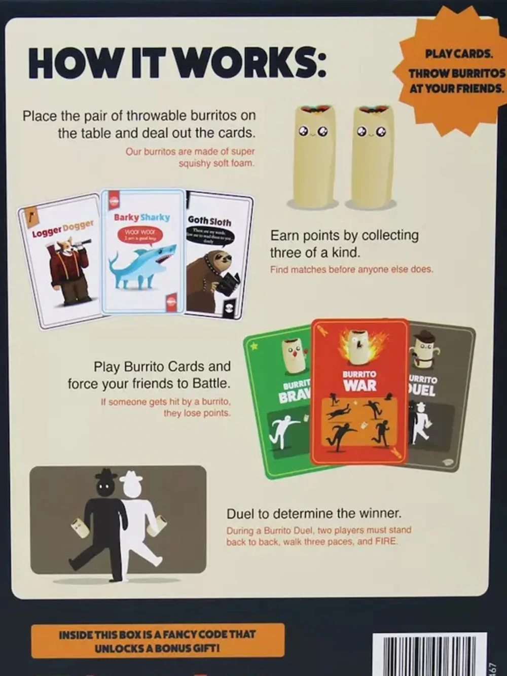 Throw Throw Burrito Party Game by Exploding Kittens - NEW, SEALED BOX